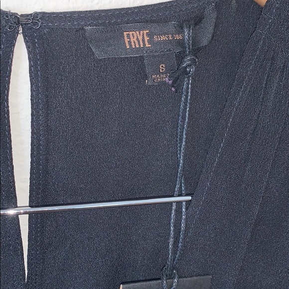 Frye Natalie Ruffle Prairie Midi Silk Dress NEW - Picture 10 of 14